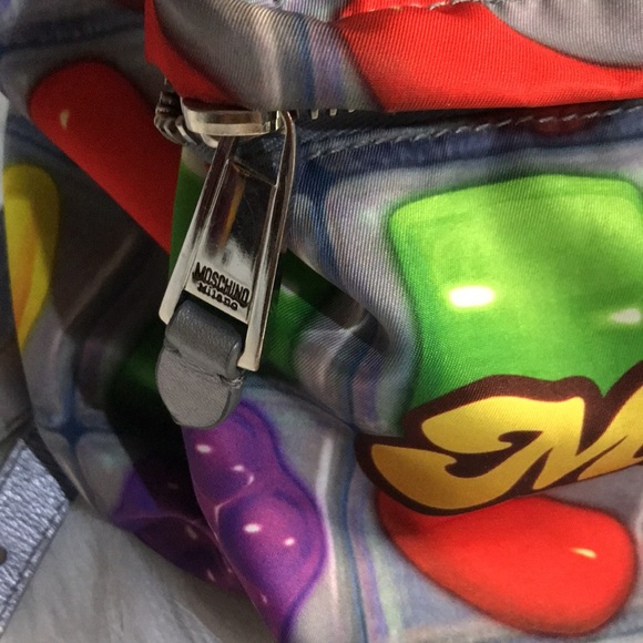 Moschino Nylon Candy Crush Backpack - Picture 7 of 16